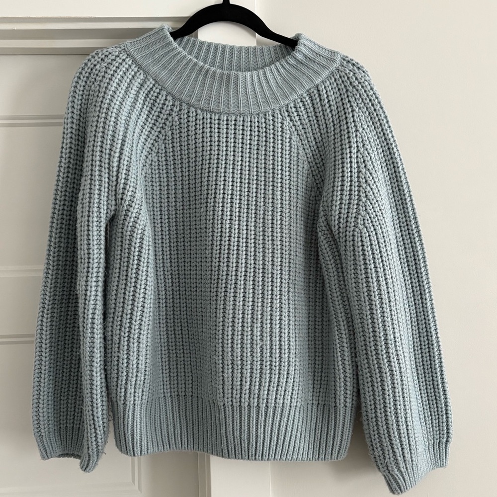 Philosophy Light Blue Cowl Neck Sweater